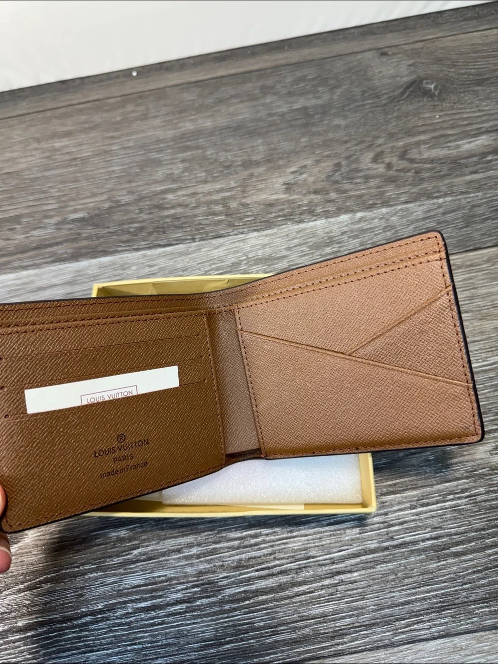 Louis Vuitton Monogram Money Clip Wallet - Brown